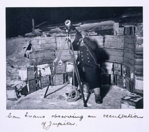 Commander Evans Observing an Occultation of Jupiter, from 